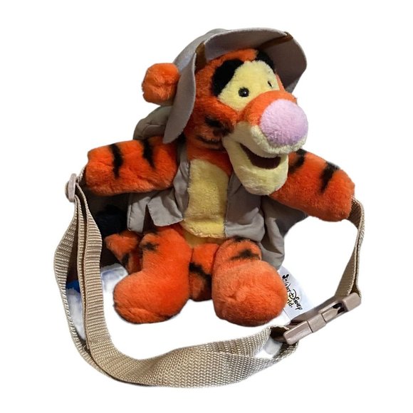 Disney Other - Disney Animal Kingdom Safari Tigger Waistpack Fanny Pack Plush Animal Bum Bag